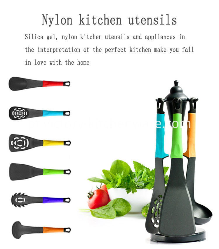 Conjunto de ferramentas de cozinha de nylon Nylon kitchen tools set